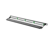 LANBERG Patch Panel 24 Port 0.5U Kat.5E czarny PPU5-0024-B - 457232 - zdjęcie 5